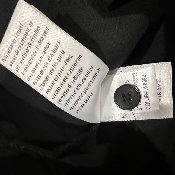 Paige Short Sleeve Black Jumpsuit Size 6 - Picture 12 of 12